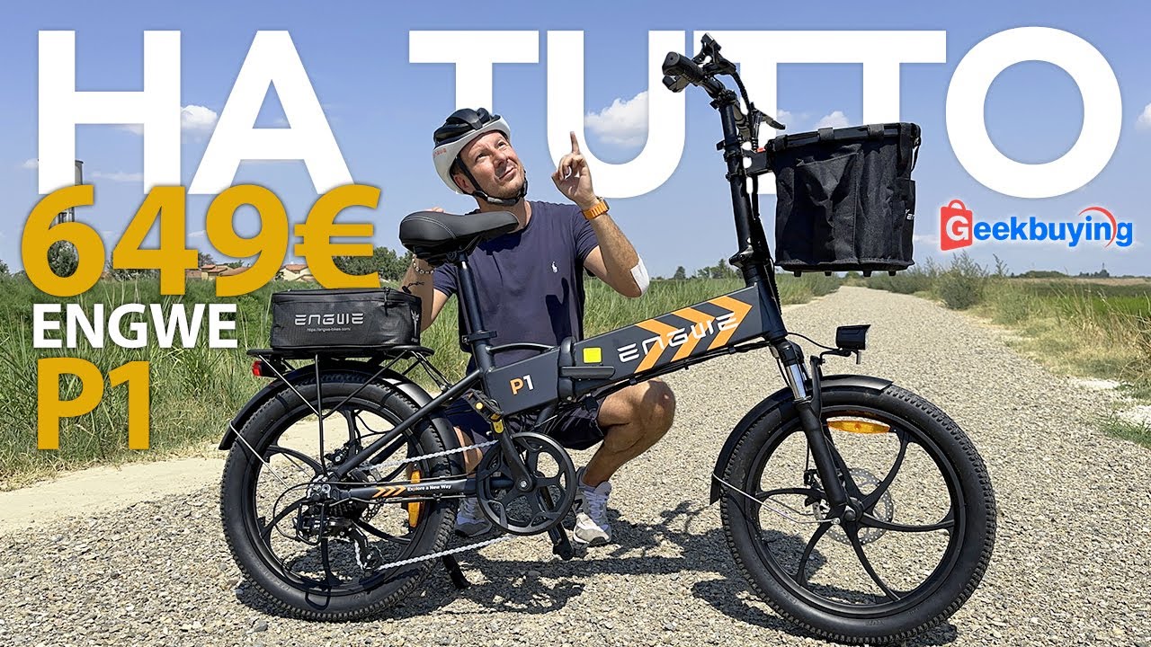 ENGWE P1 bici elettrica con KIT COMPLETO da città a 649€!!!