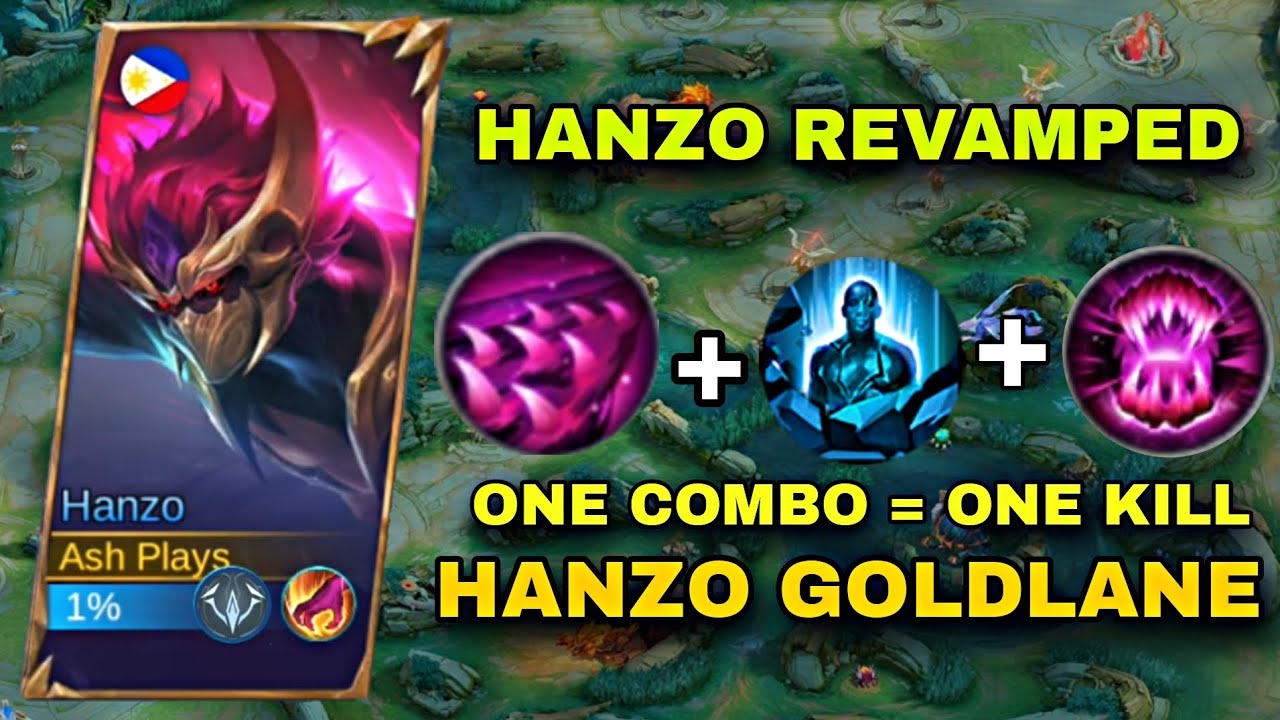 HANZO REVAMPED GOLDLANE PETRIFY AUTO ONE HIT!!! ( hanzo new meta)