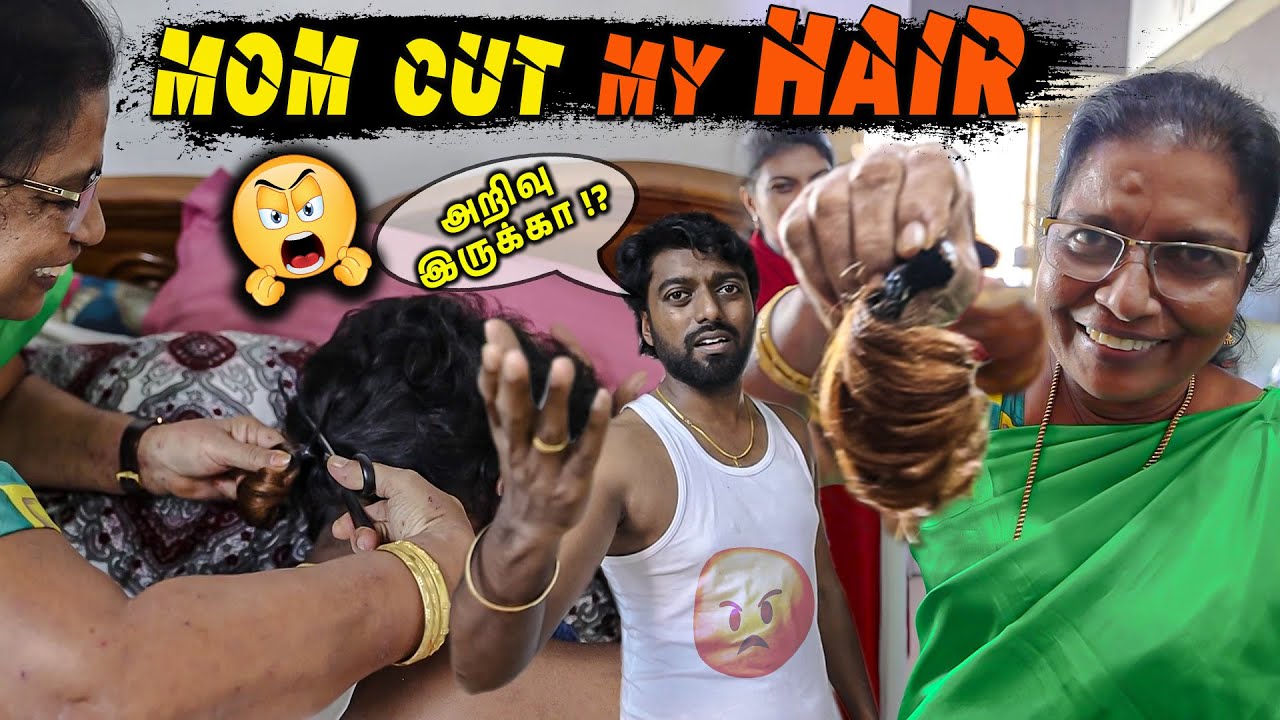 Angry Mom Took Revenge !! My Funk hair 🥺