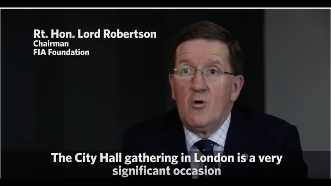Focus on road safety and the environment - FIA Foundation Chairman Lord Robertson