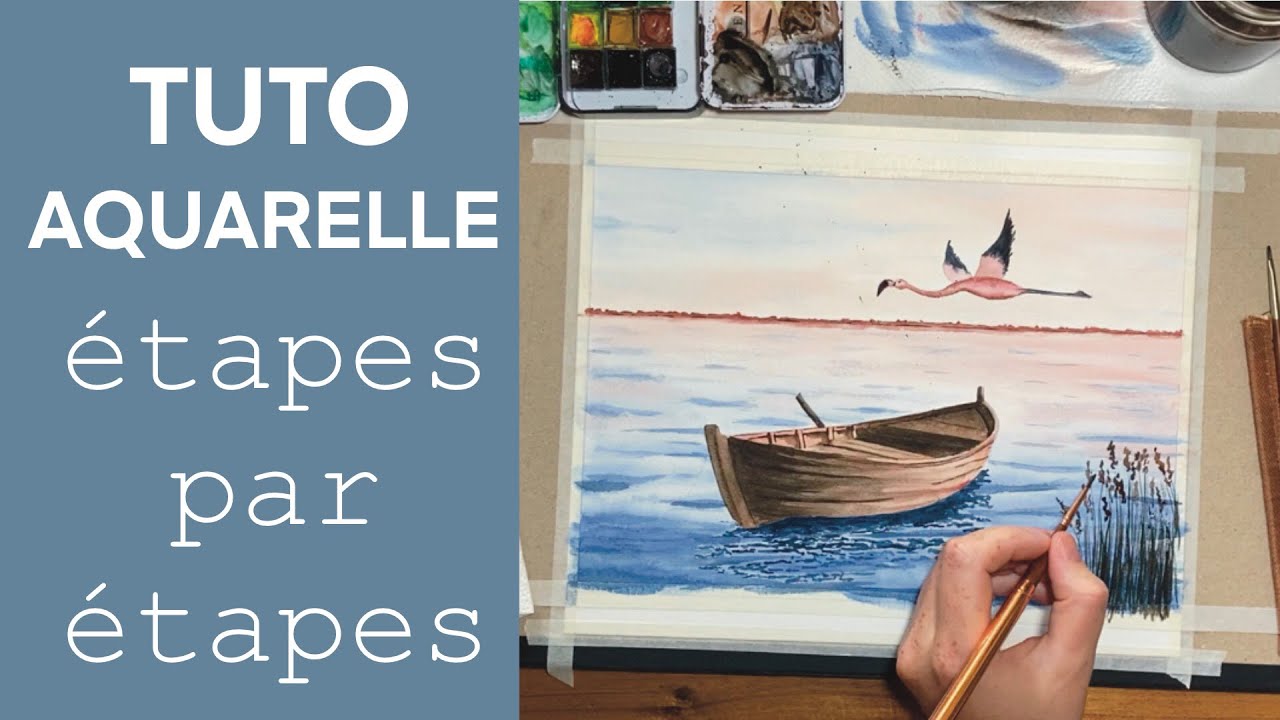 Tuto | Paysage marin à l’aquarelle