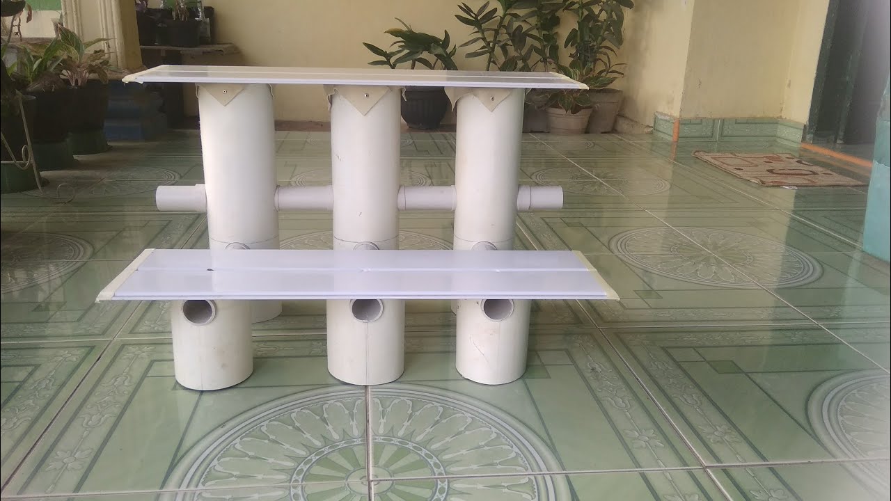 Cara Membuat Rak Bunga Minimalis dari PVC