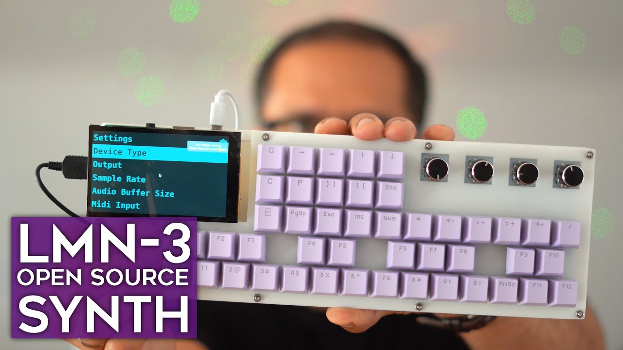 Building and playing the LMN-3 DIY open source synthesiser