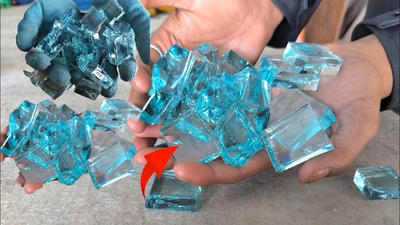 How to cut 10 mm glass cutting 🤔🤔