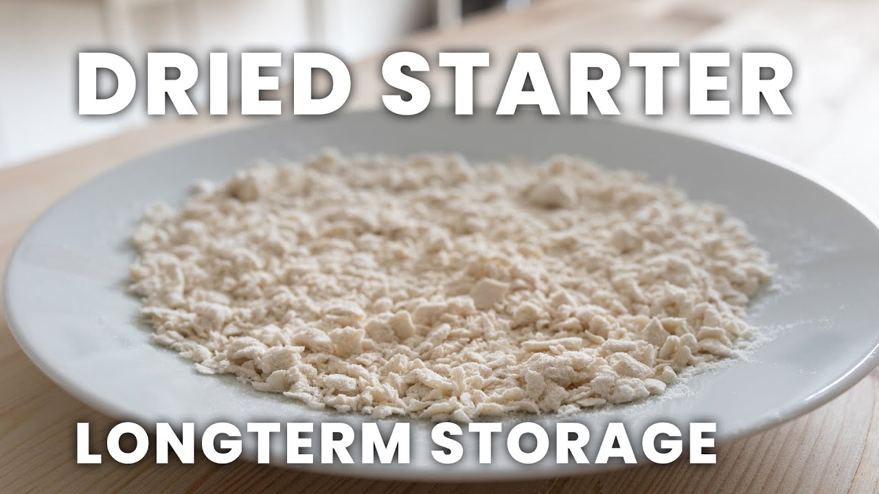 How to Dry Your Sourdough Starter (longterm storage)