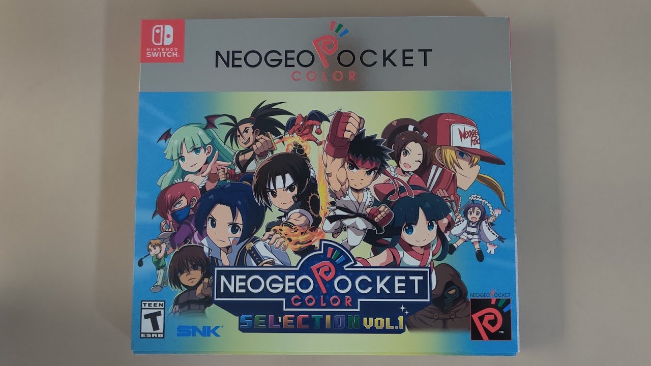 NeoGeo Pocket Color Selection Vol 1 Nintendo Switch Collection Edition Unboxing