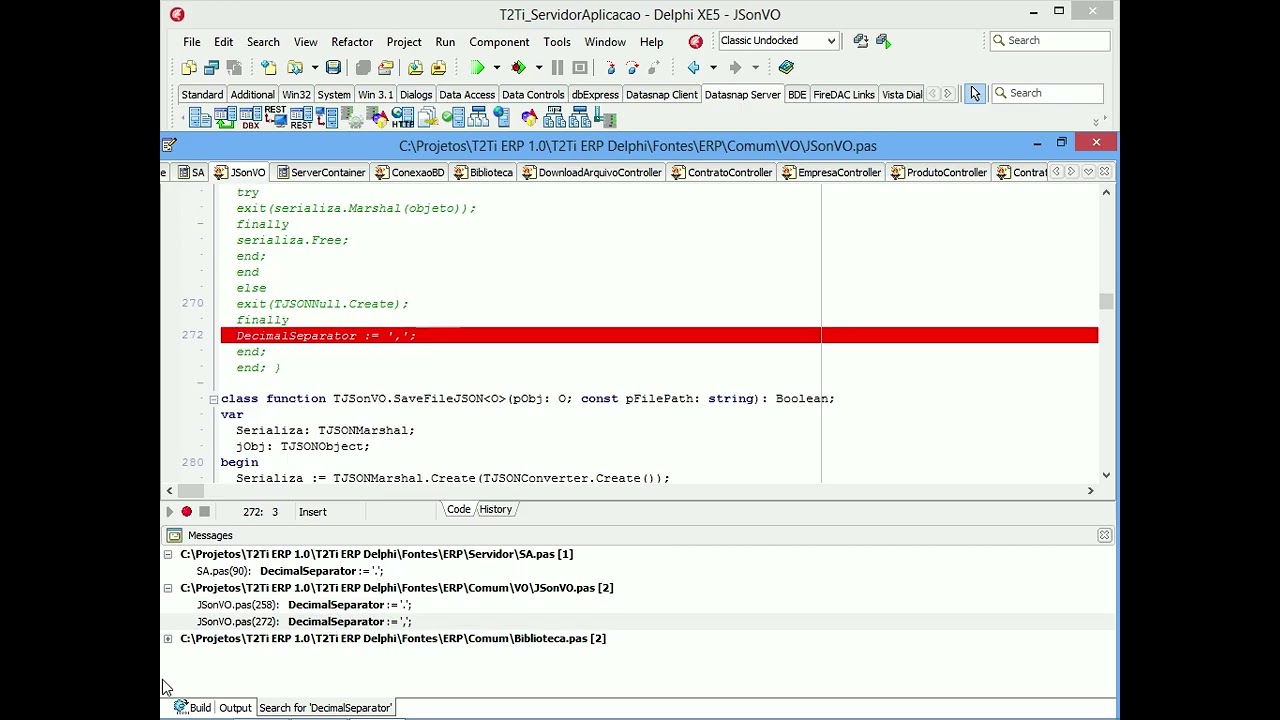 T2Ti ERP 2.0 - Delphi - Migração - Video Aula 08 - Servidor