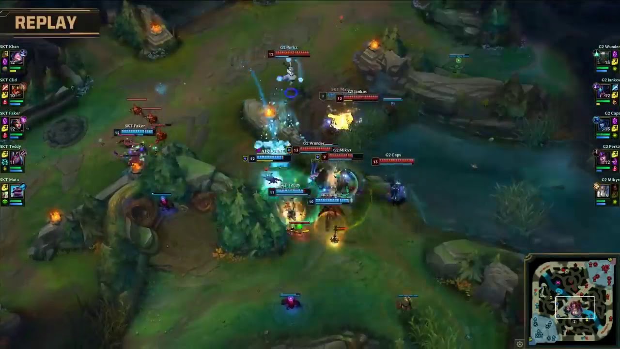 EPIC Wunder Pyke kết liễu SKt   SKT VS G2 Game 5 Highlights   2019 MSI Semifinals