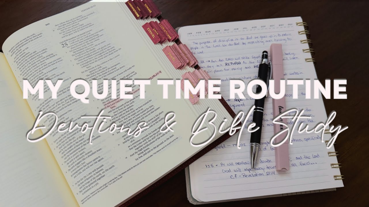 My Real Quiet Time Routine | How I Actually Spend Time with God as a Christian Woman