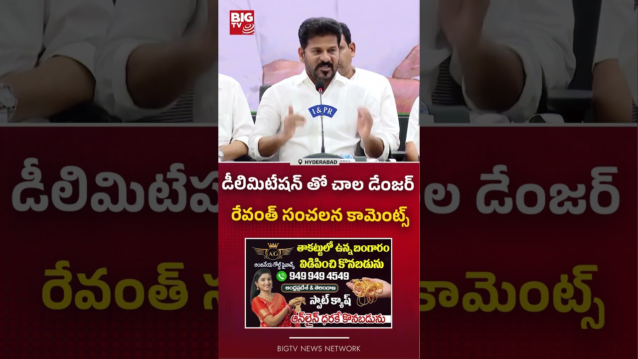 CM Revanth Reddy Key Comments Over Delimitation Effect On Small States | MODI | BIG TV