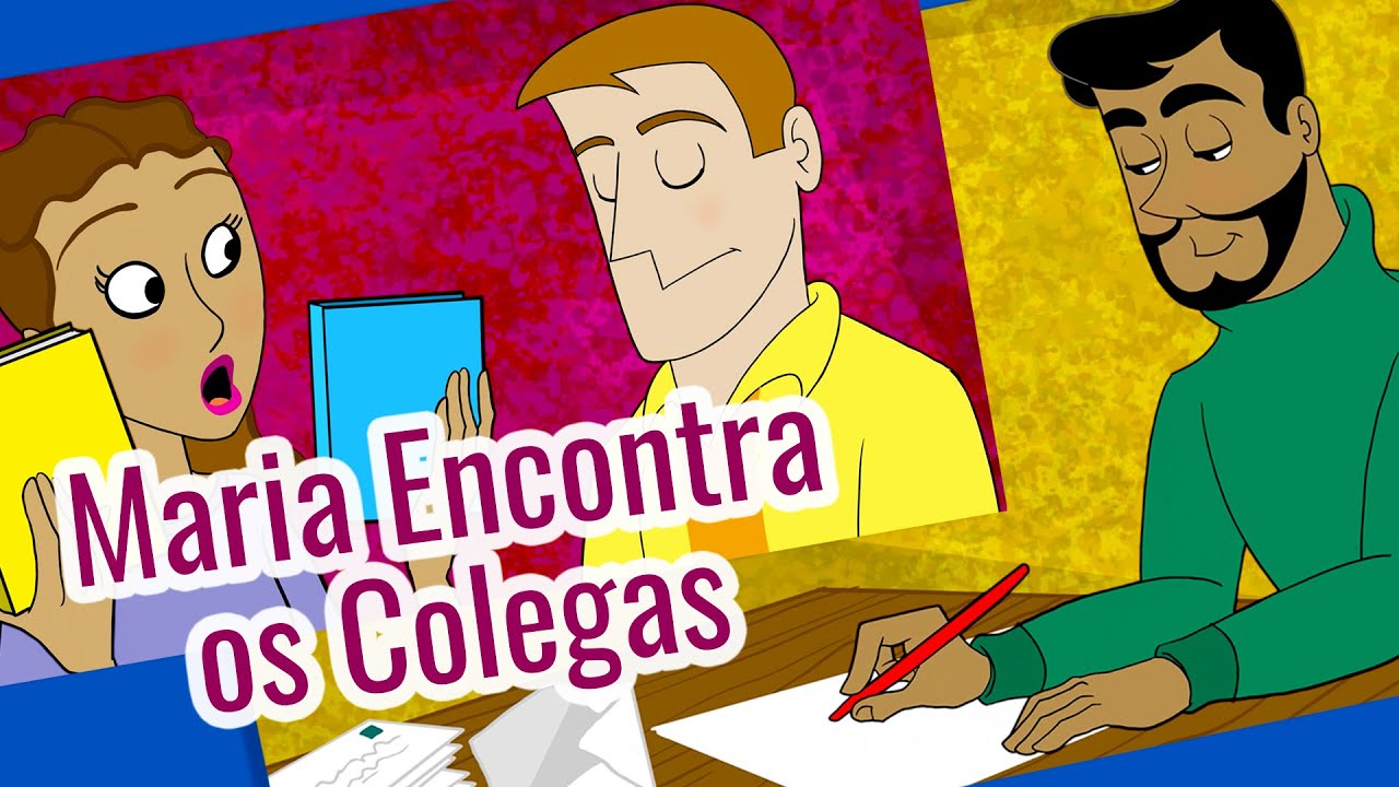 Maria Encontra os Colegas | European Portuguese Listening Practice