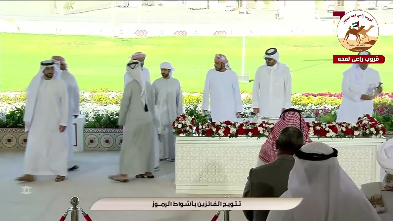 تتويج الفائزين في اشواط رموز الحول والزمول في مهرجان الامير الوالد 2026 تاريخ ( 12/ 02/ 2026 )