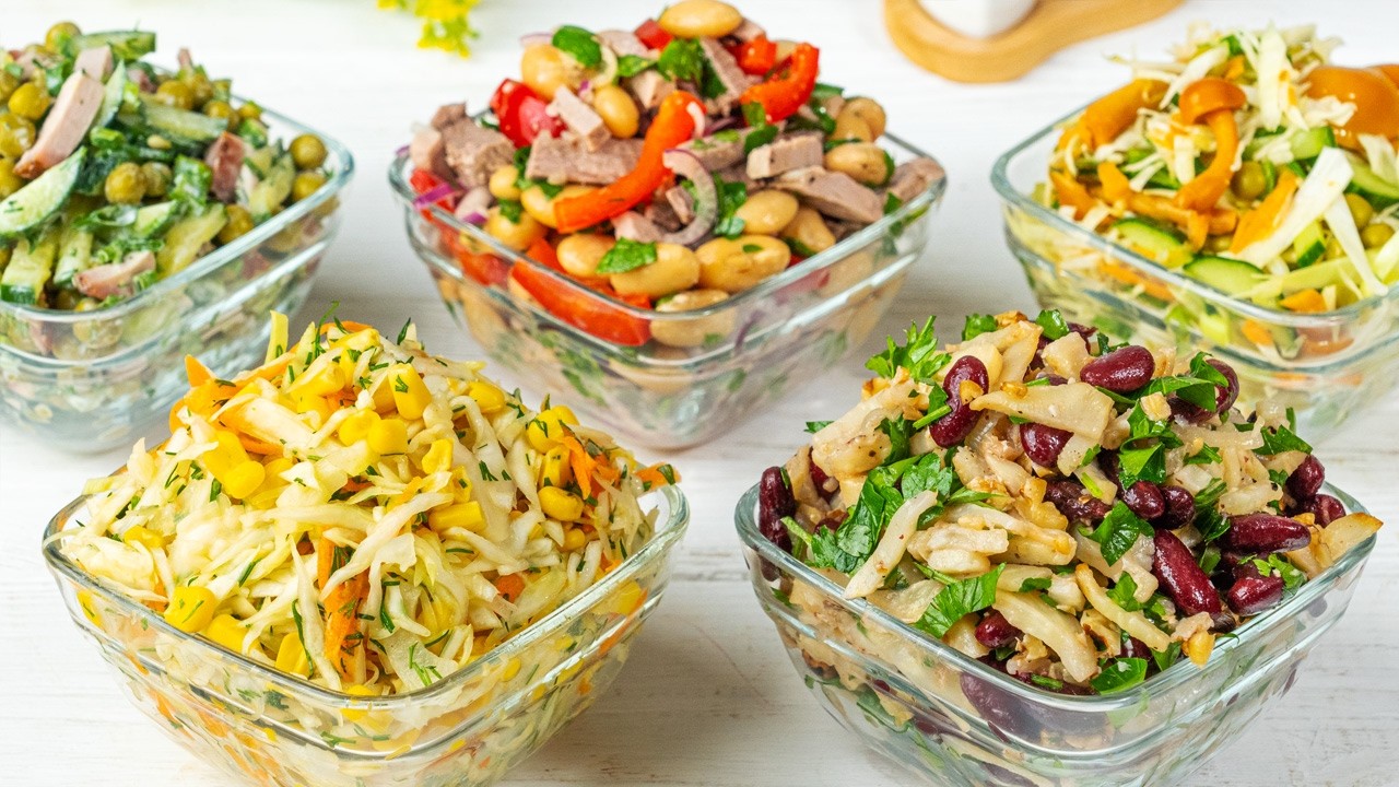 10 быстрых и вкусных салатов для пасхального стола 🥗😍👍