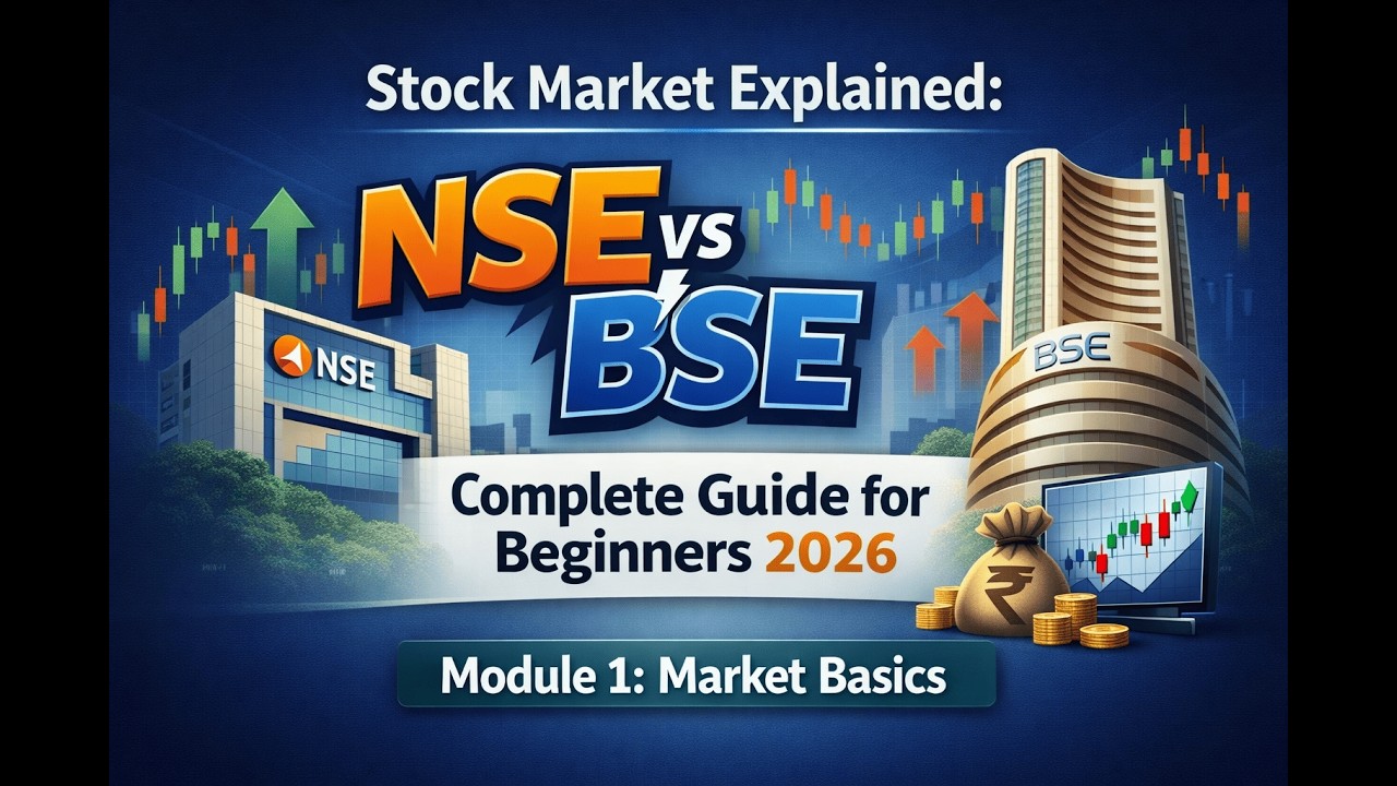 Stock Market Explained NSE vs BSE  Complete Guide for Beginners 2026