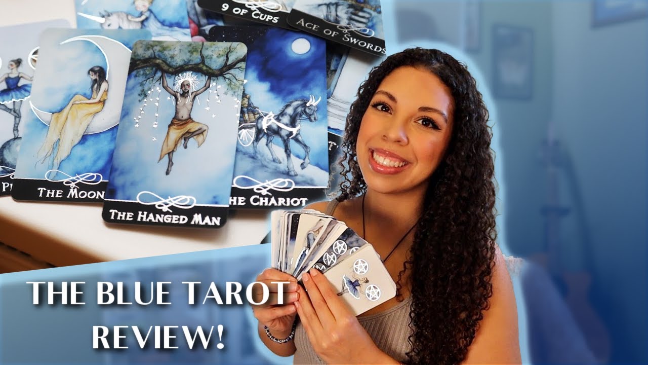 НОВАЯ колода Таро Kickstarter | Обзор Blue Tarot! 🩵💙