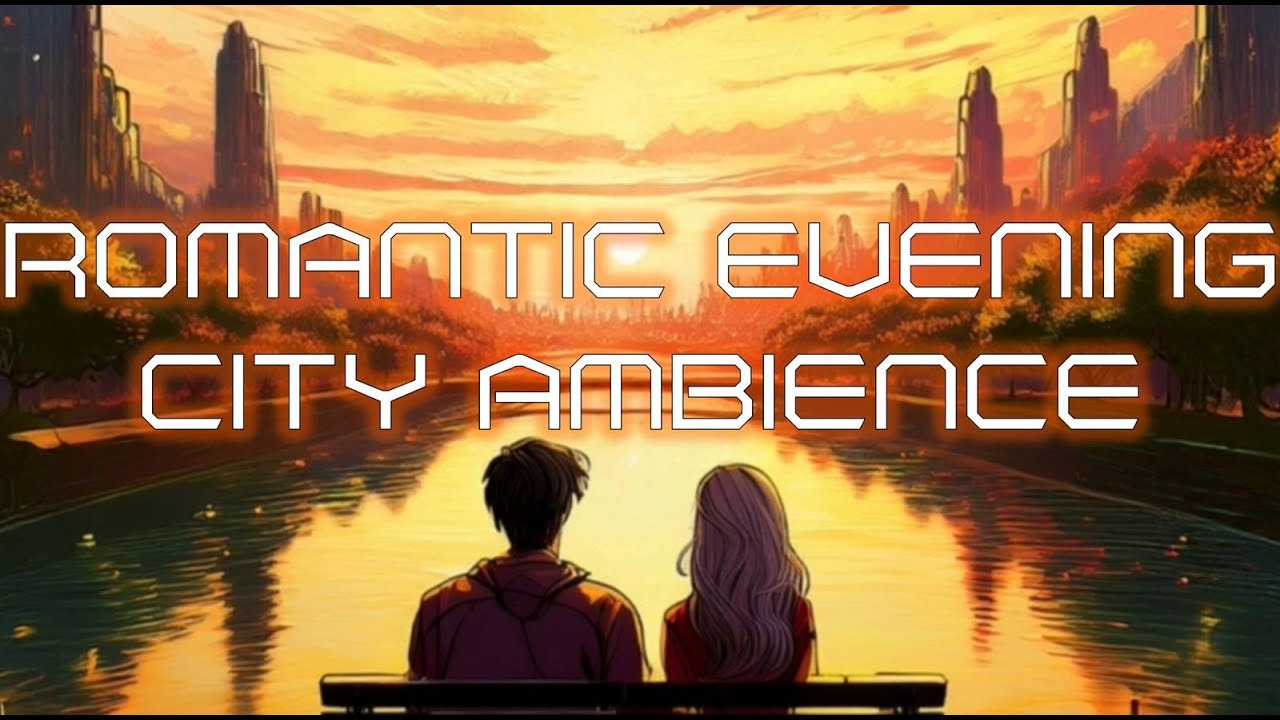 Sunset by the Canal | FUTURISTIC AMBIENT MUSIC for that romantic evening