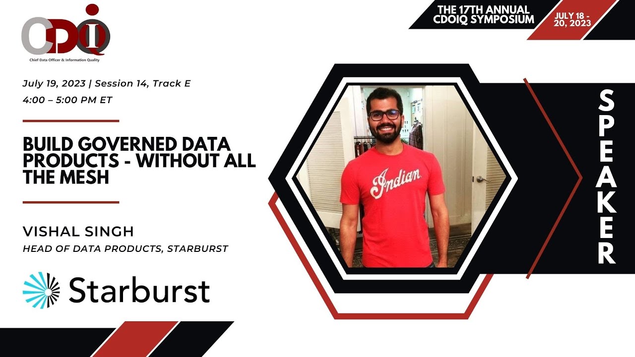 2023 CDOIQ Symposium Session 14E - Vishal Singh