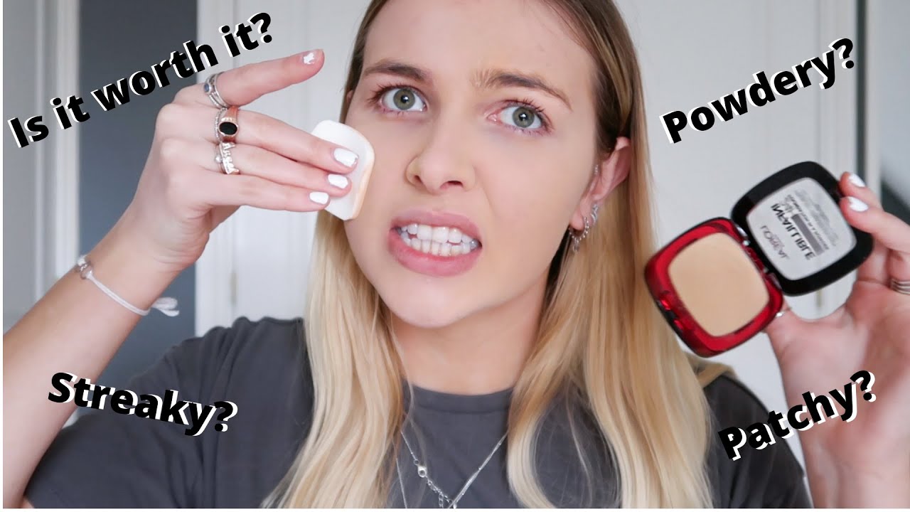TESTING L'OREAL INFALLIBLE 24H FRESH WEAR POWDER FOUNDATION - WORTH IT WEDNESDAY | Georgie Palmer
