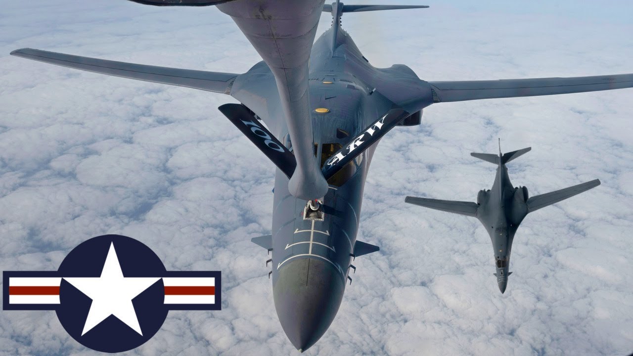 ВВС США. Бомбардировщики B-1B Lancer. Авиаудары в Ираке и Сирии по иранским силам.