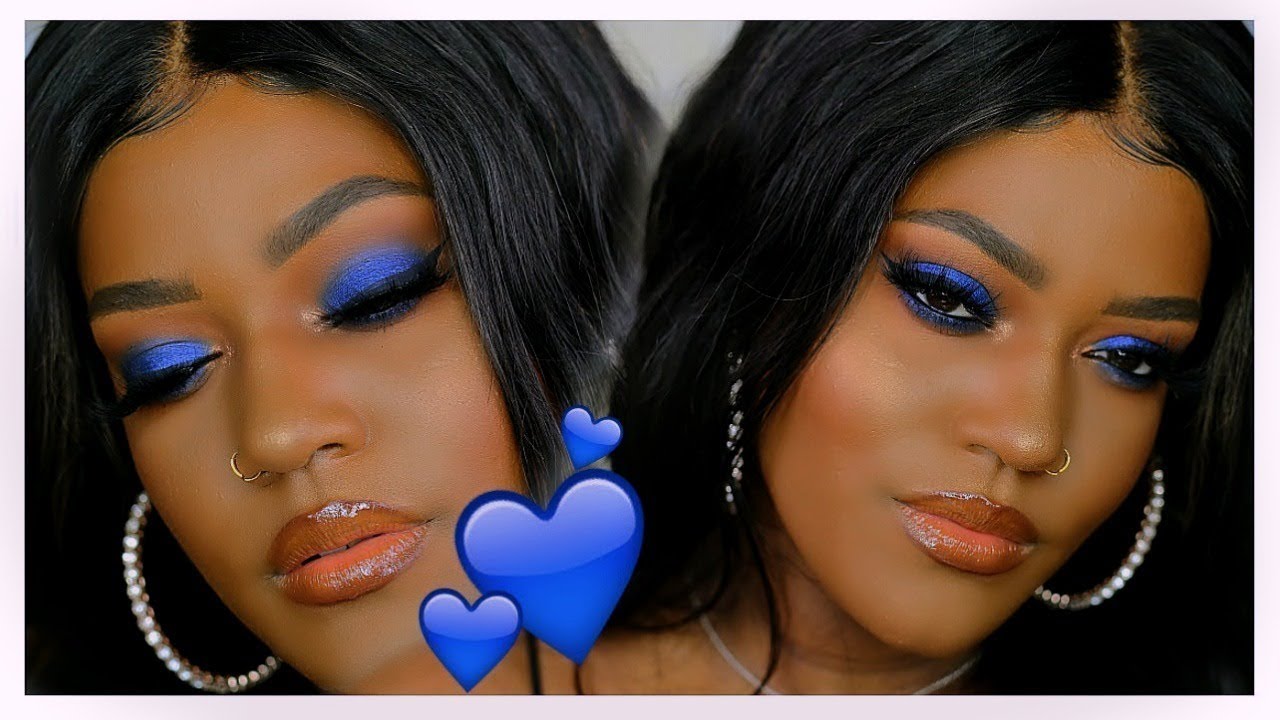 MORPHE BLUE SMOKEY EYESHADOW TUTORIAL! MORPHE 35V