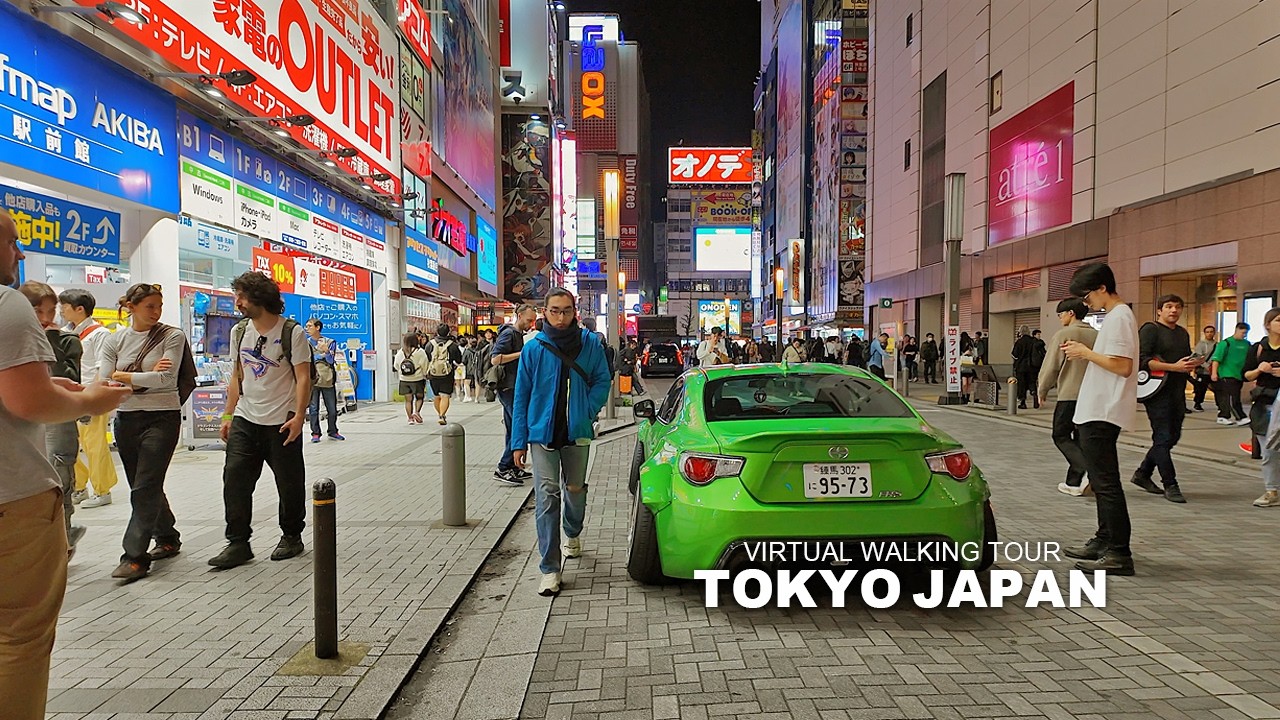 TOKYO CITY TRAVEL 34 - Ueno Park, Ameyoko Market, Akihabara Electric Town, Taito City, Japan, 4K