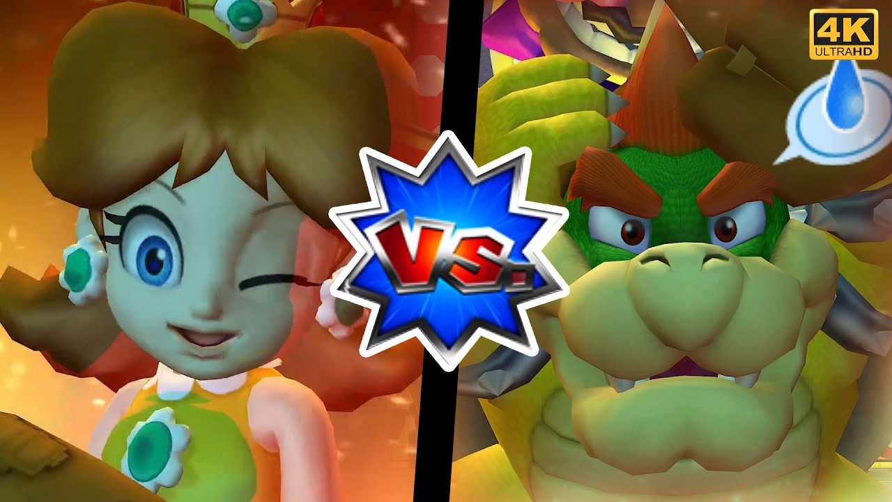Mario Super Sluggers gameplay - Team Daisy vs Team Bowser | Pro Com | 4K
