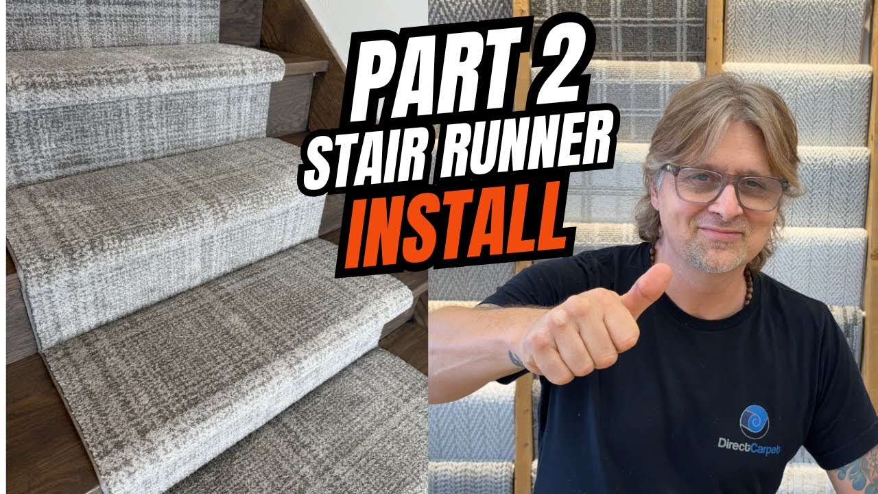 🔥How to Install a Stair Runner (Part 2 – Tartan Eclipse) 👷‍♂️