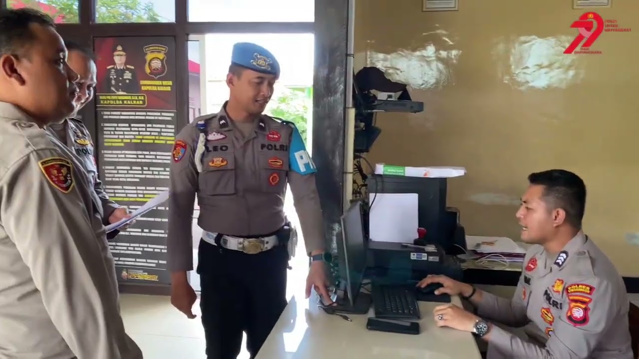 Hari Bhayangkara ke-79, Polres Singkawang melaksanakan lomba kebersihan