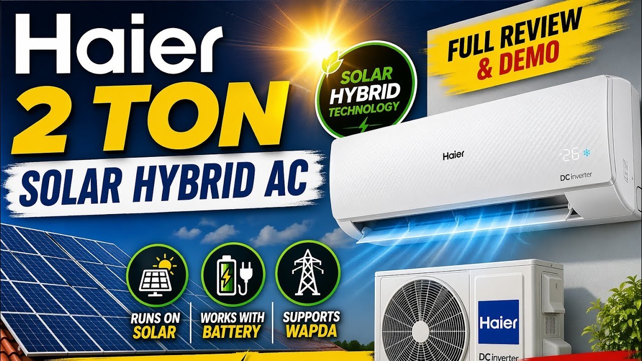 Haier Solar AC  Now in 2 Ton