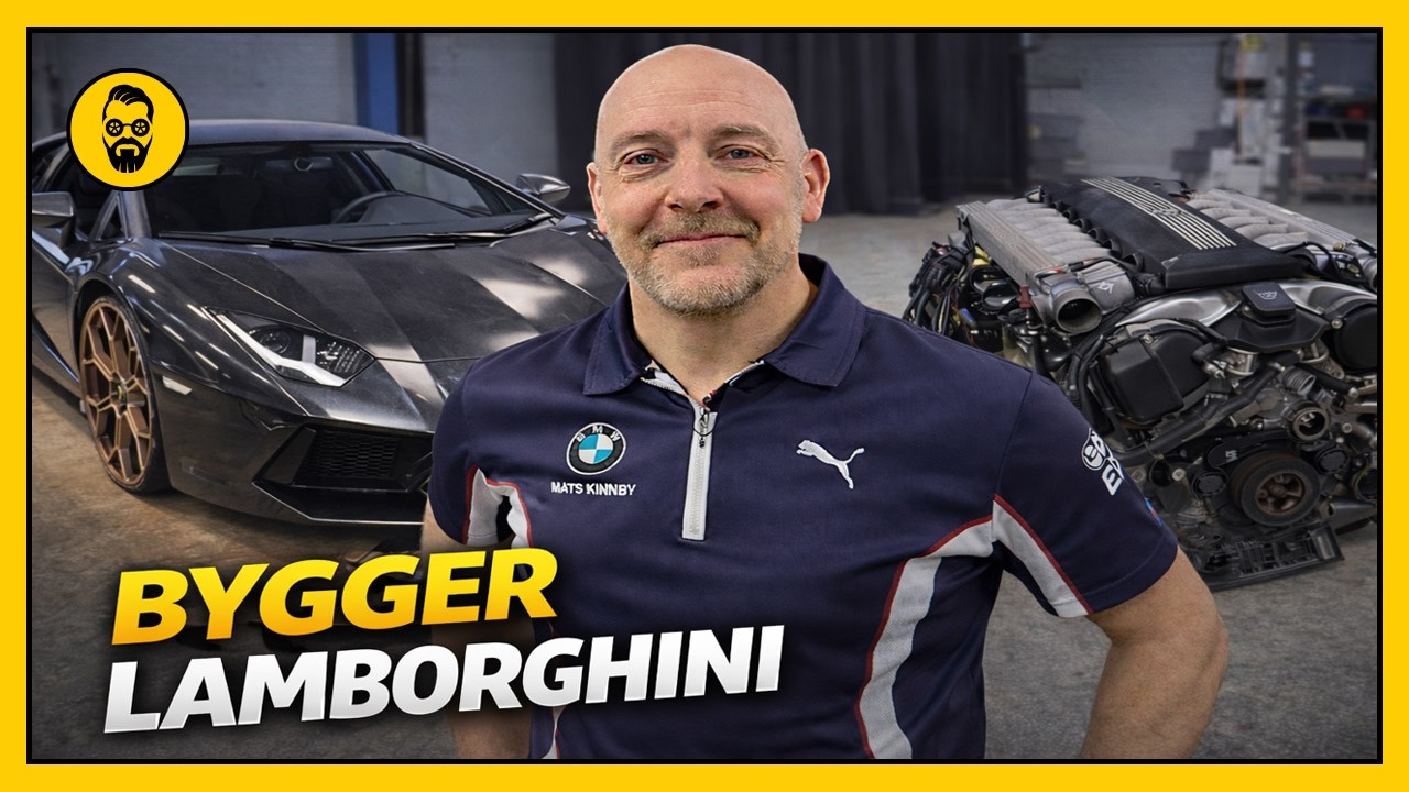 BMW-nörden bygger sin egen Lamborghini V12