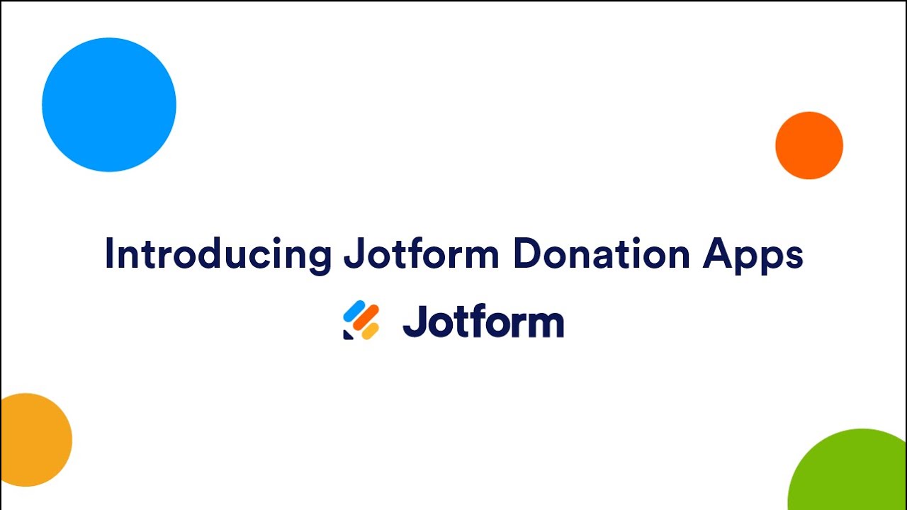 Webinar: Introducing Jotform Donation Apps
