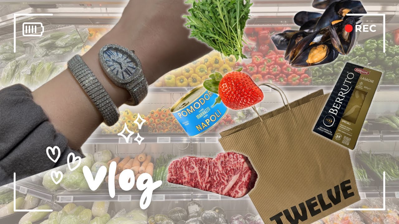 (vlog) 서울에서 가장 패셔너블하게 장보기 | 트웰브 청담 하우스오브신세계 | 크리스마스 홈파티 메뉴 | 샤넬 불가리 주얼리 | 갤러리아 VIP 와인 큐레이션