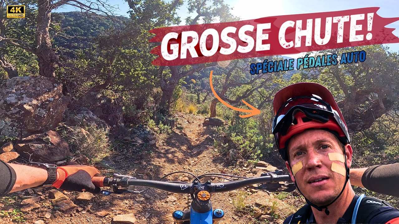 Cette sortie devait me Réconcilier avec les Pédales Auto…  VTT BORMES, Grosse chute, Enduro - 83 VAR