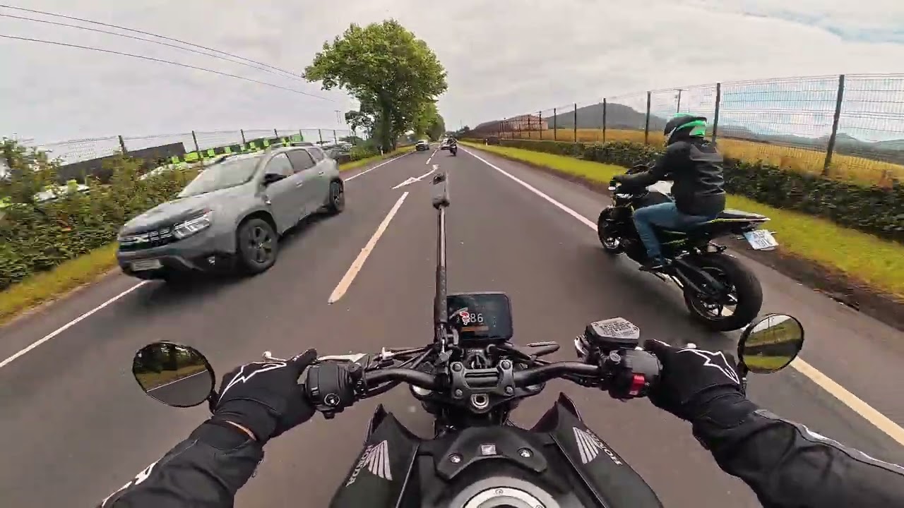 HONDA CB1000 SP VS KAWASAKI Z900 VS YAMAHA MT 09 SP FULL POWER  AÇORES SAO MIGUEL