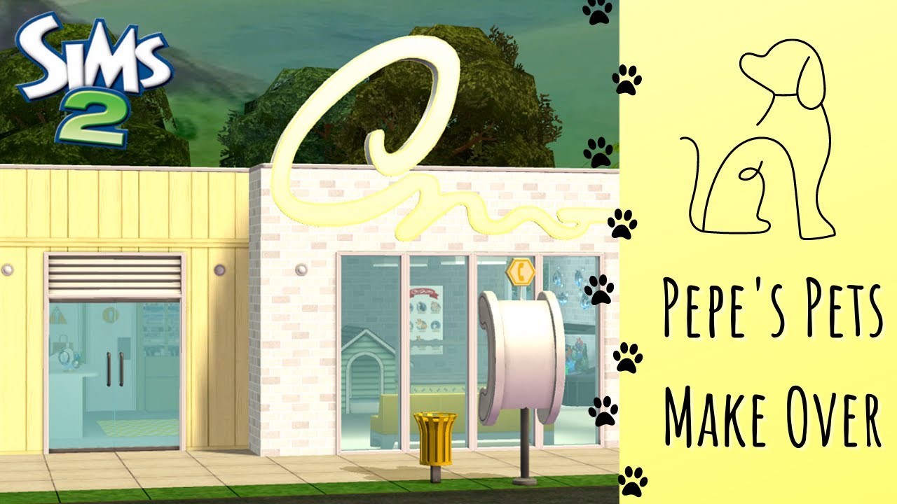 Pepe's Pets Is Now Totally Pawsome! | Sims 2 Speed Build