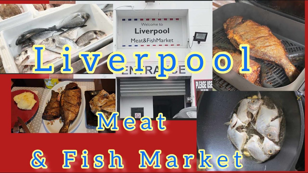 Liverpool Fish & Meat Market /Fresh Fish/We Bought A Fresh Fish First Time Her /Yummy Fresh Fish 😋