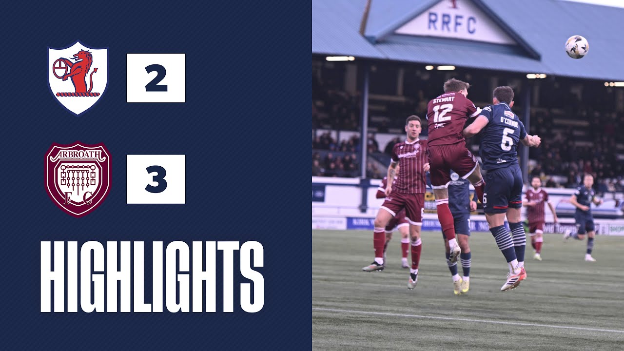 HIGHLIGHTS | Raith Rovers 2-3 Arbroath | 10/01/26