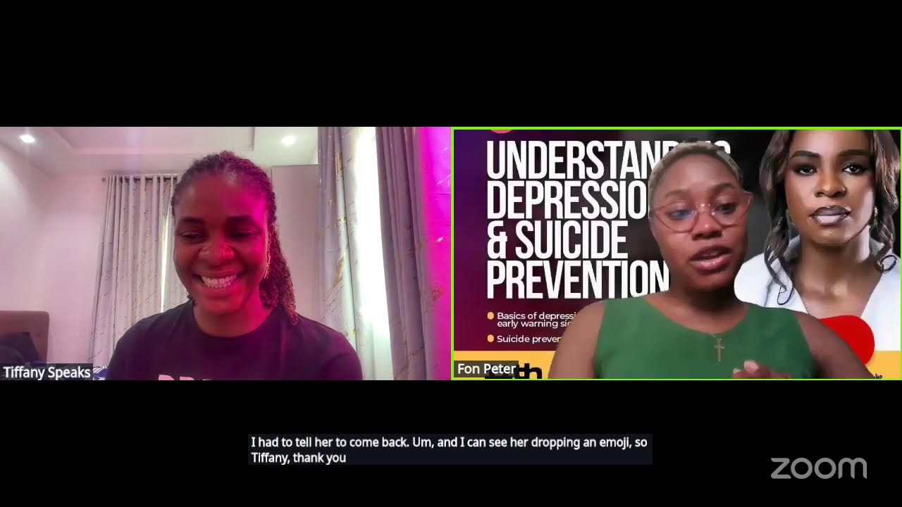 Understanding Depression and Suicide Prevention with Tiffany MENTAL HEALTH TRAINING JANUARY 2026