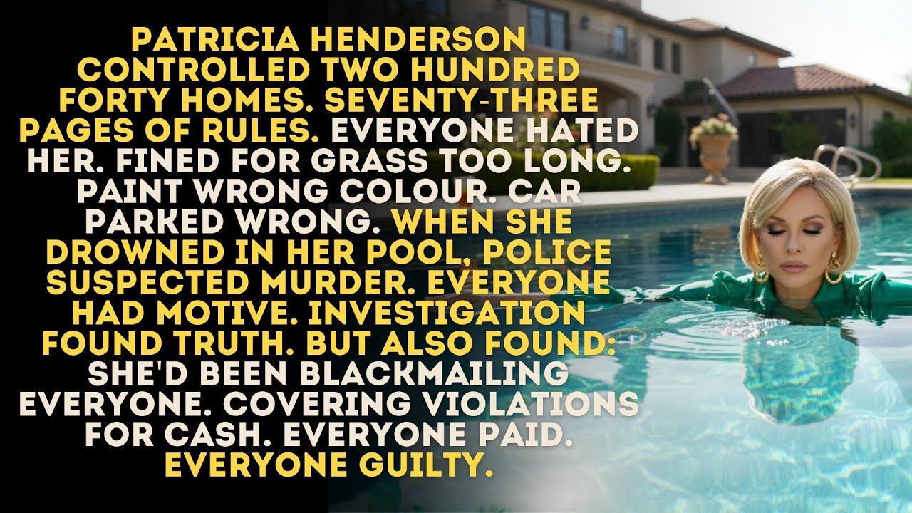 The HOA Tyrant Who Blackmailed The Entire Neighborhood. Until Someone Killed Her. Except Nobody Did.