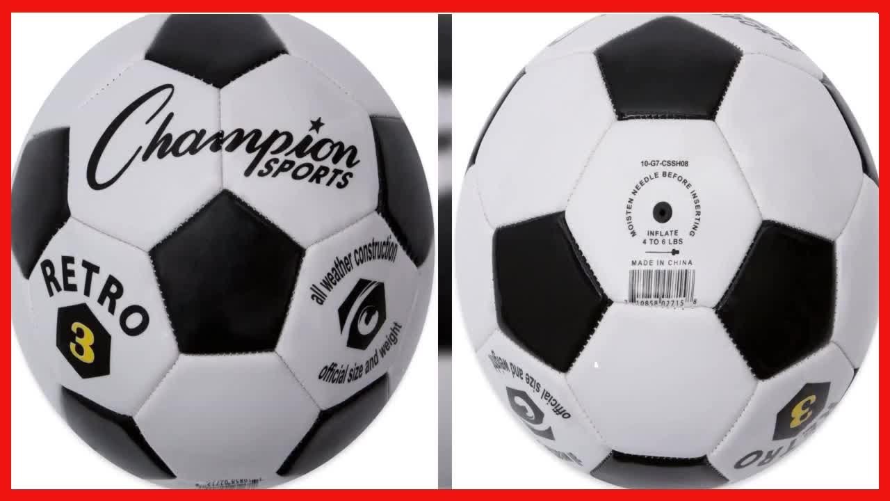 Ретро-футбольный мяч Champion Sports: классический стиль и долговечность.