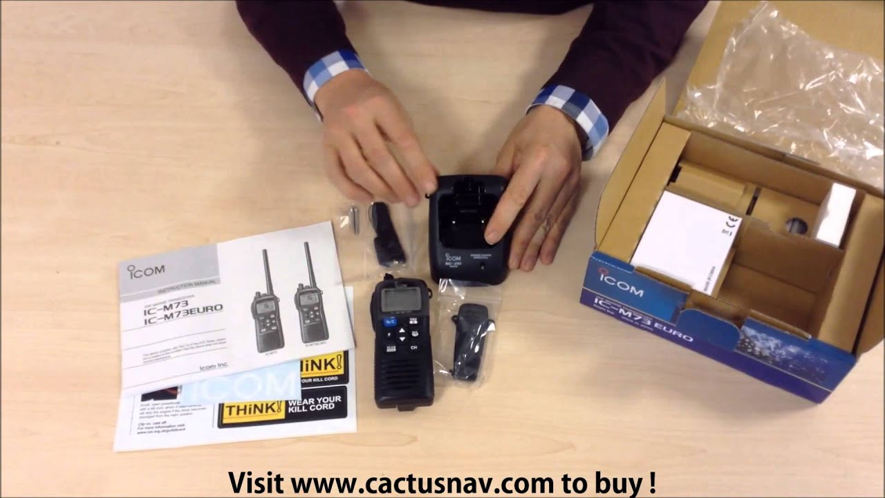 Icom M73 Euro - What's in the Box