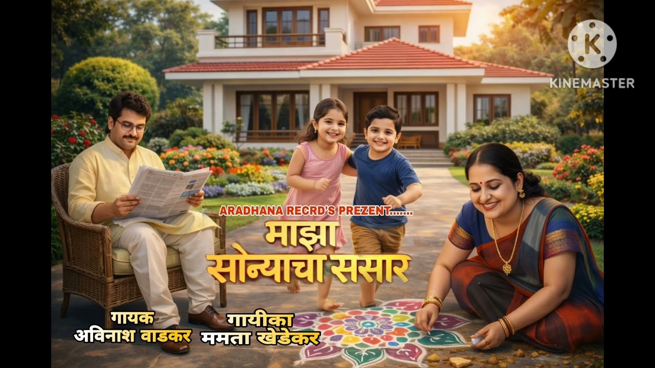 माझा सोन्याचा संसार |maza sonyacha sansar #avinashwadkar #mamtakhedekar मराठी love song 