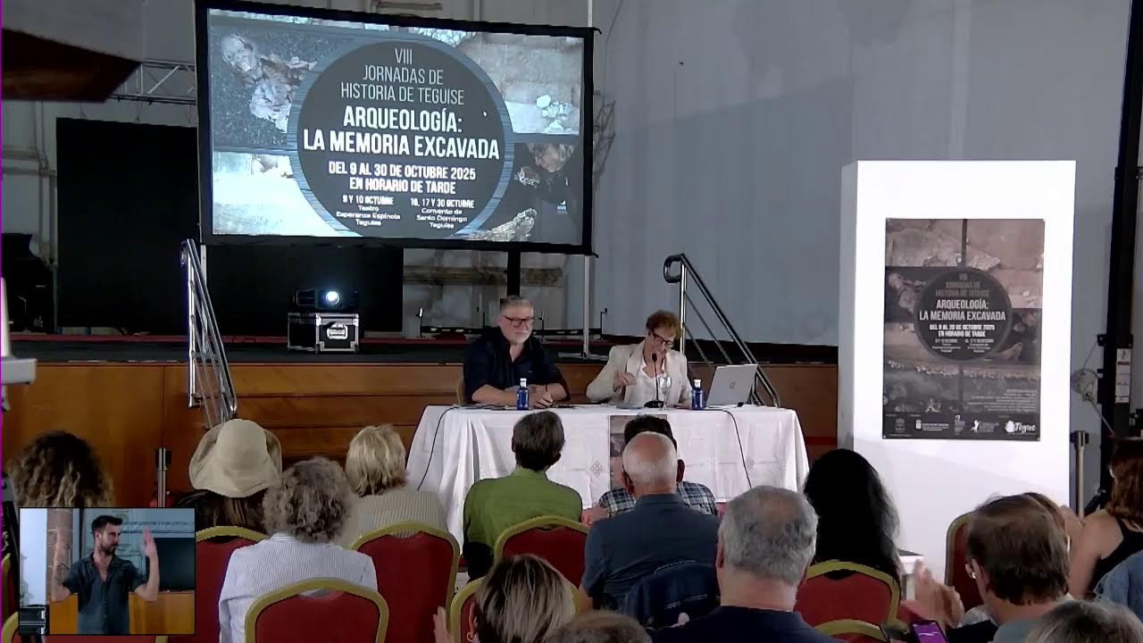 VIII Jornadas de Historia Teguise Arqueologia LA MEMORIA EXCAVADA 17/10/2025