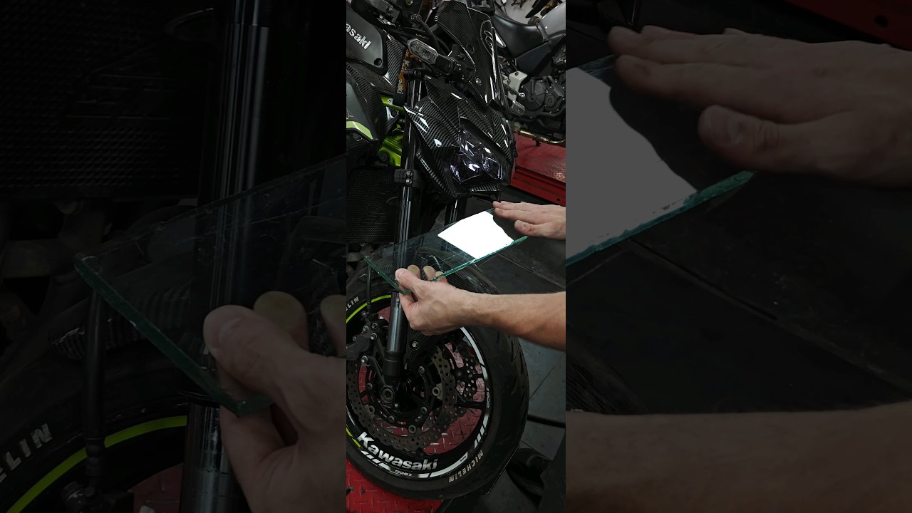 How to check if your fork is straight. #bikerepair #motofixer #tips #diy #motorcycle