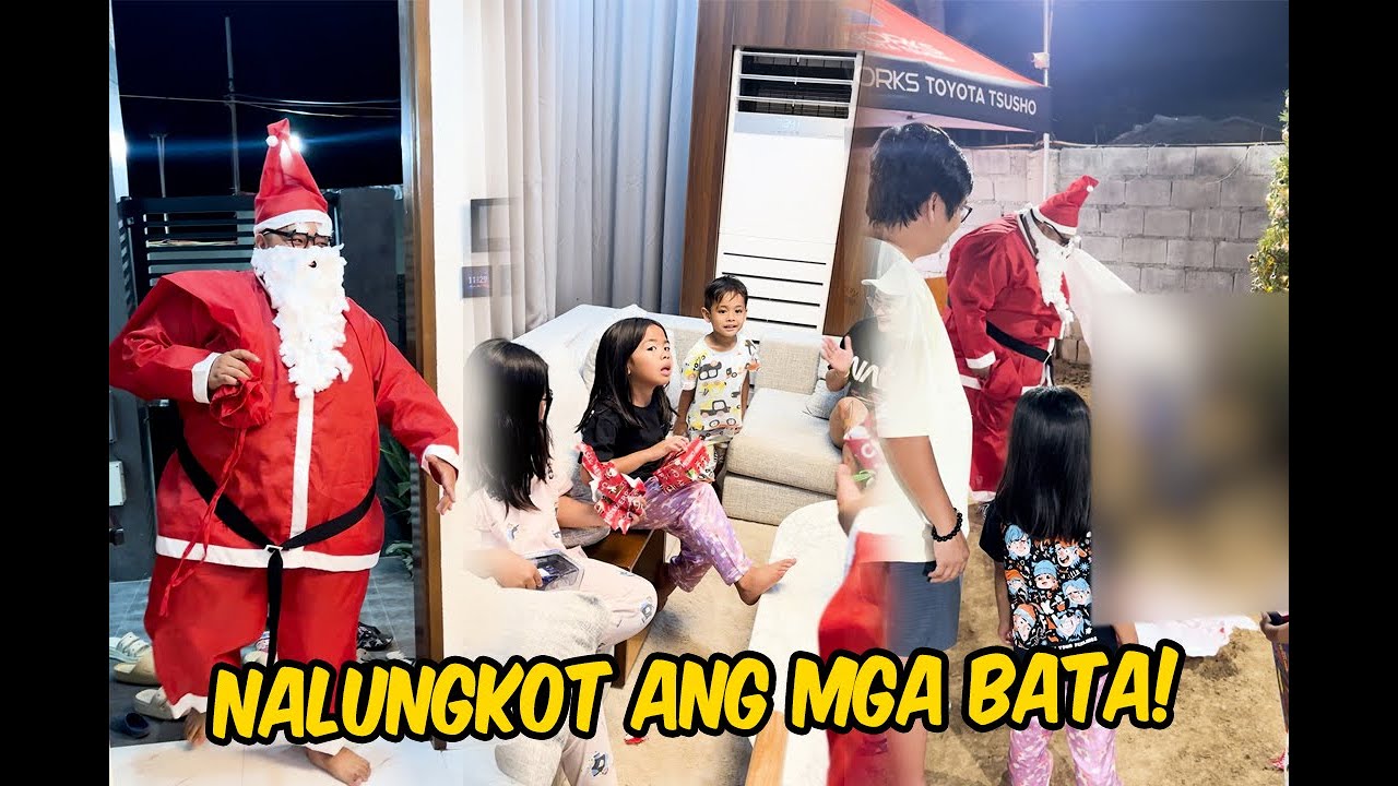 Ang pag dating ni santa claus sa bahay #VinFPV