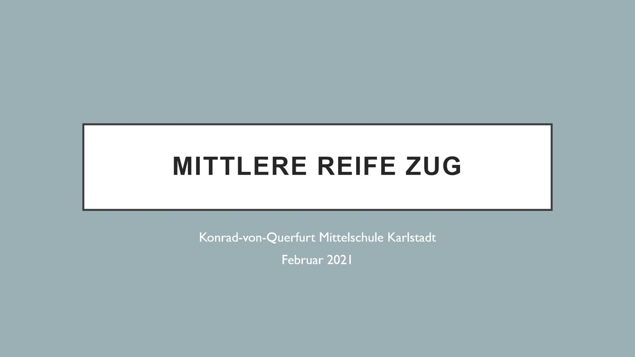 Der Mittlere-Reife-Zug an der Mittelschule Karlstadt