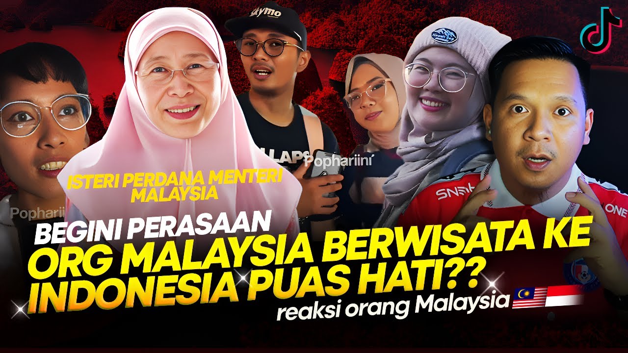 🔴🇮🇩PEMERINTAH HINGGA RAKYAT MALAYSIA KATANYA SANGAT BERPUAS HATI LIAT WISATA INDONESIA
