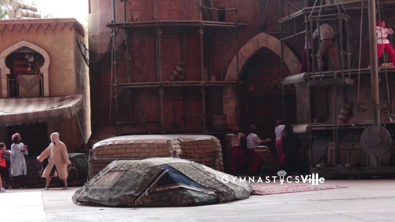 Mubarak Simmons at Disney World Indiana Jones Epic Stunt Show