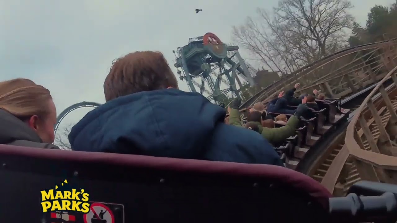 Joris en de Draak On-Ride POV | Efteling Wooden Coaster (4K)