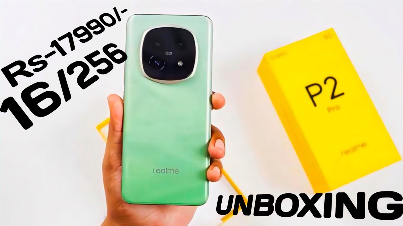Realme P2 Pro 5G Unboxing & First Look ⚡ 80W Charging | Snapdragon 7s Gen 2 | Premium Design!